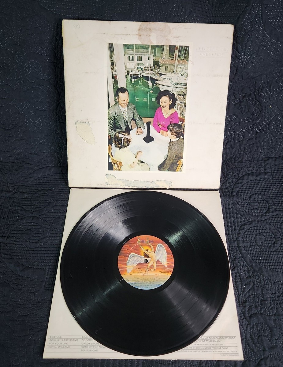 Led Zeppelin – Presence (VG) Vinyl Record Album LP 8416 LP33 OG | eBay