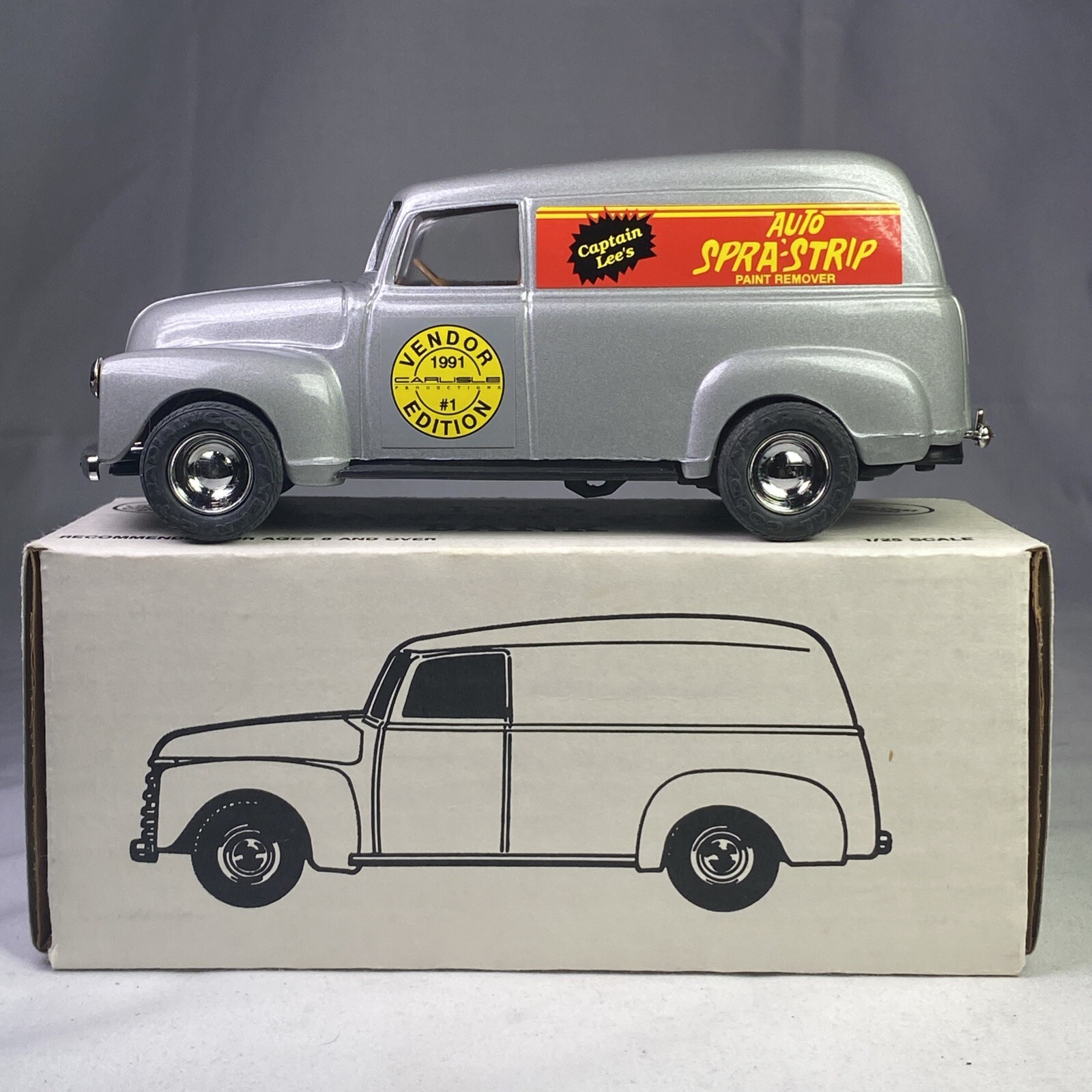 ERTL 1950 Chevy Panel Truck Bank Auto Spra Strip Vintage 1991 USA Made #9658 Key