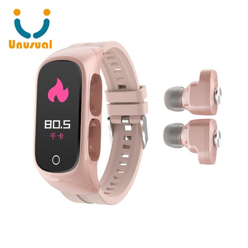 Reloj inteligente N8Unisex 2020 inalámbrico Bluetooth monitor de sueño de presión arterial 2 en 1 - Imagen 16 de 18