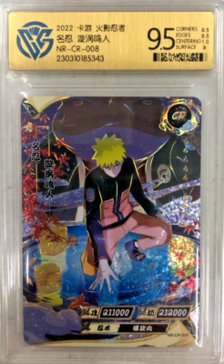 NARUTO UZUMAKI 2022 NARUTO PLAYING CARD GRADED 9.5 | eBay