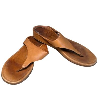 Fitflop Lulu Leather Flipflops Womens 7 Thong Sandal Beach Slip On Boho Shoes