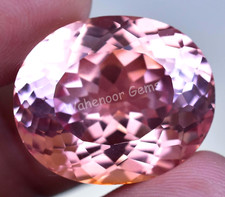 Natural imperial Topaz 39.40 Ct Oval Stunning AGL Certified Loose Gemstone