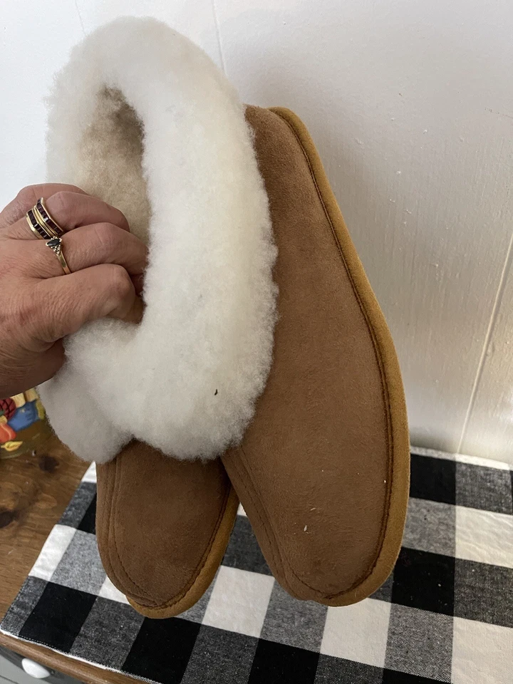 Zapatillas botín de gamuza de oveja para hombre 9 mujeres 11 NUEVAS hechas a mano CÁLIDAS  Foto 3 de 4