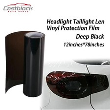 12x78gloss Dark Black Film Smoke Tint Lens Vinyl Wrap For Headlight Taillight 12x78gloss Dark Black Film Smoke Tint Lens Vinyl Wrap For Headlight Taillight