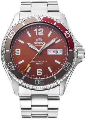 ORIENT Kamasu / Mako III Arabic Rot Sonnenuntergang RA-AA0820R Herrenuhr Automatik