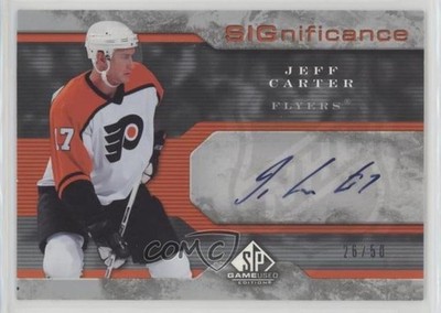 2006-07 SP Game Used Edition SIGnificance 26/50 Jeff Carter #S-JC Auto 17x5