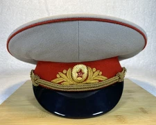 Russian- Army General's -Visor Hat