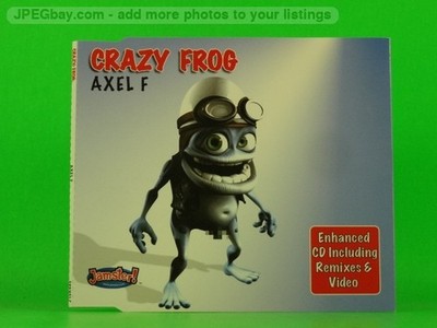 AXEL F CRAZY FROG (L62) 4 Track CD Single including Picture Sleeve GUT RECORDS