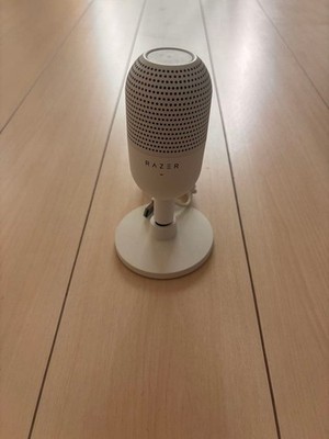 Razer Seiren Mini USB Condenser Microphone White Compact Used