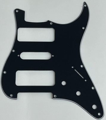 For Fit Fender 11 Hole Stratocaster With P90 Pickups Guitar Pickguard Black