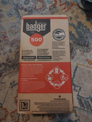 InSinkErator Badger 500 1/2 HP Continuous Feed Garbage Disposal