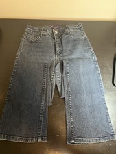 Not Your Daughters Jeans Marilyn Straight Lift Tuck Tech Med Wash SZ 6 Whiskered