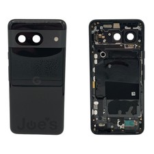 OEM Original Google Pixel 8 Back Housing Main Shell Frame (Obsidian) - Parts [B]