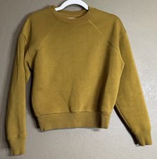 EVERLANE The ReNew Sweatshirt Pullover Mustard Women  s XXS