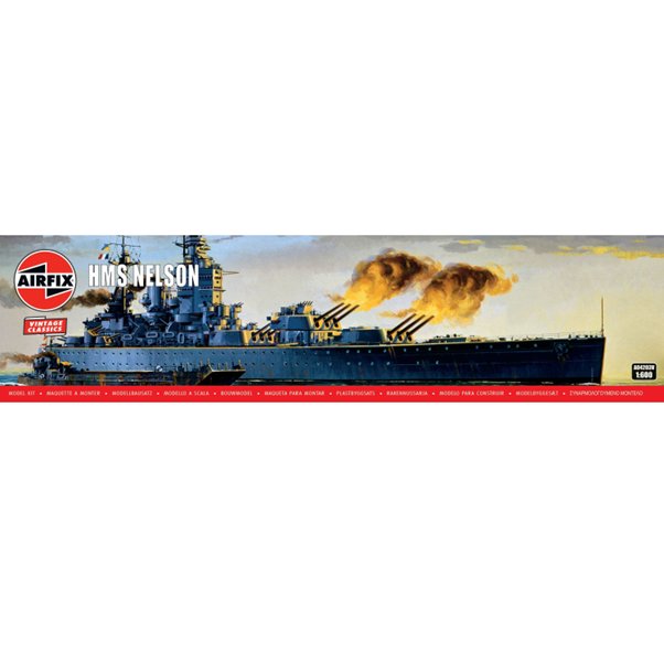 Airfix A04203V HMS Nelson 1:600 Scale Kit
