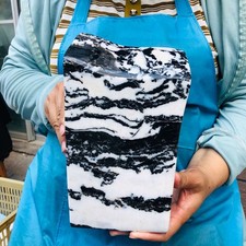 9.37LB Rare Natural Beautiful Zebra Stone Crystal Mineral Specimen