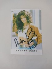 ANDREA BERG : ŚWIETNE ZDJĘCIE/OBRAZ Z AUTOGRAFEM.. PIOSENKARKA PERKUSYJNA... MOZAIKA.#531