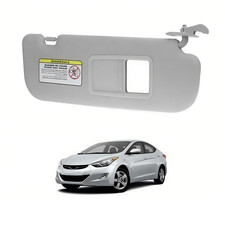 Sun Visor Makeup Mirror Left Grey Driver Side Side Fit Hyundai Elantra Md 11-16 Sun Visor Makeup Mirror Left Grey Driver Side Side Fit Hyundai Elantra Md 11-16