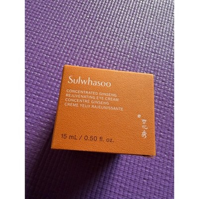 Sulwhasoo CONCENTRATED GINSENG REJUVENATING EYE CREAM Korean 15 ML for men women
