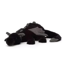 Jellycat Onyx Black Sky Dragon Huge 50CM Plush BNWT with Dust Bag  Gift Tags