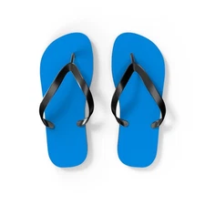 Marina Blue Flip Flops, Sandals Slides, Summer Footwear, Brand New