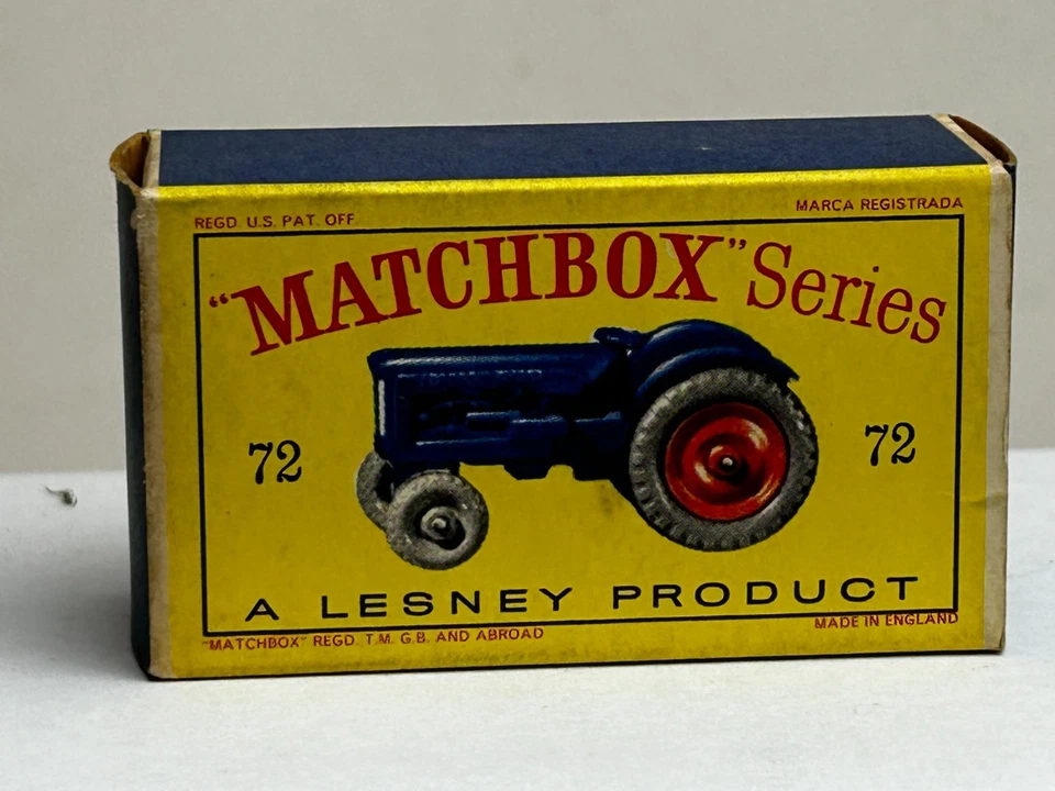 Matchbox No. Tractor agrícola Fordson 72 con caja original Foto 3 de 4