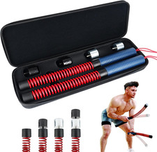 Upgraded Ropeless Battle Ropes for Home Gym, Four Adjustable Weight Levels, Weig