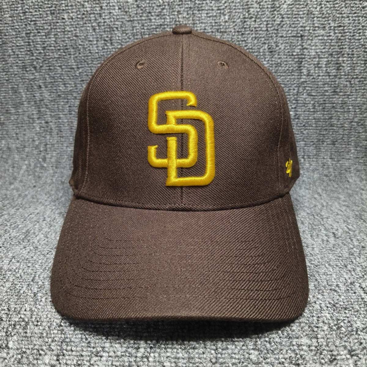 '47 Brand San Diego Padres MLB Brown Snapback Hat Curved Brim SD Logo