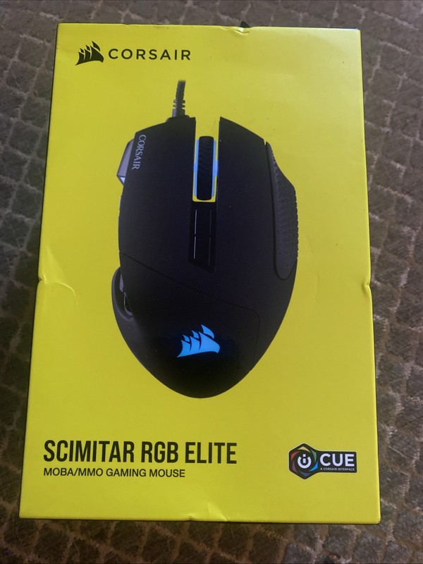 Corsair Scimitar Elite RGB Optical Gaming Mouse - Black (CH-9304211-EU)