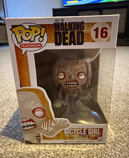 Funko Pop! Television The Walking Dead Bicycle Girl Vinyl Figure #16 DAMAGED BOX