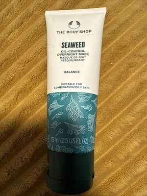 The Body Shop Seaweed Oil-Control Overnight Mask Masque 2.5 fl oz (75ml) New