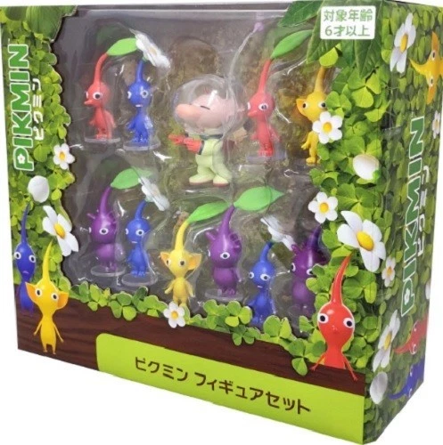 Nintendo Pikmin  Captain Olimar Palm-sized Pikmin  11pcs Figures Japanese New - Image 3 of 4