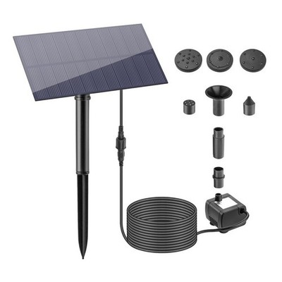 Effiziente Solar Wasserpumpe für Vogeltränken und Teiche mit 50cm Sprühhöhe