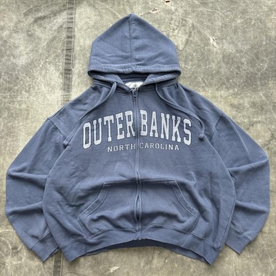 Vintage Y2K Outer Banks North Carolina Skate Full Zip Hoodie