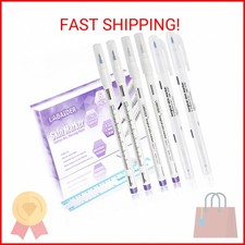 LabAider 6Pcs Professional Surgical Tip Skin Marker Pen Sterile Tattoo Stencil M