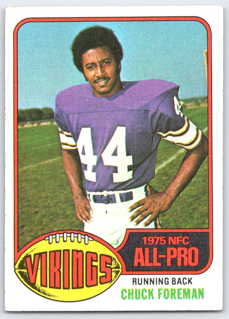 1976 Topps #400 Chuck Foreman Minnesota Vikings