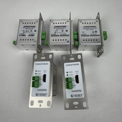 Lot of 5x Crestron DM-TX-4K-100-C-1G-W-T DigitalMedia Wall Unit 8G+