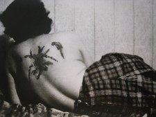 Scarce, early, Photo ... , TATTOOED LADY ... KOBEL  T-559, back tattoo