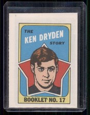 1971-72 O PEE CHEE TOPPS KEN DRYDEN
