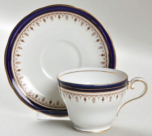 John  Aynsley & Sons Leighton Cobalt  Cup & Saucer 6967965