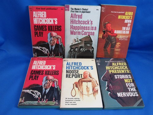 Konvolut 13 alte Alfred Hitchcock präsentiert Dell Taschenbücher 70er 60er Jahre - Bild 3 von 4