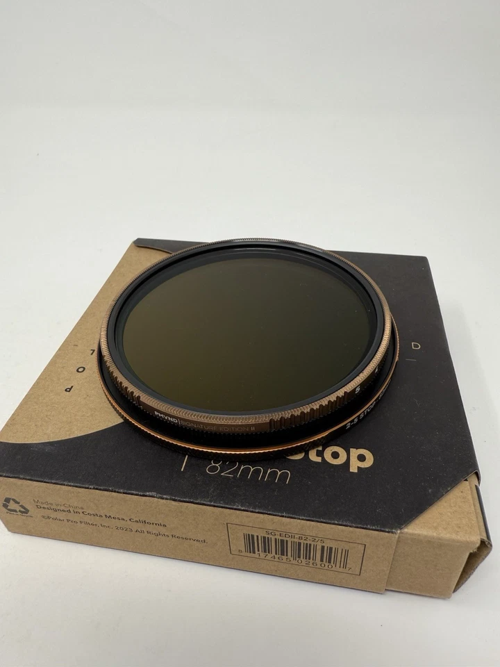 PolarPro Peter McKinnon VND 签名版 II 2-5 Stop 82 毫米过滤器 — 第 2/4 张图片