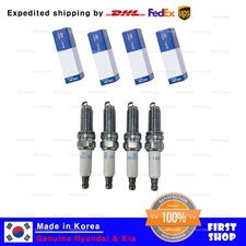 Genuine OEM Spark Plug 4pcs Set 1885709085 for Hyundai Genesis G70 Kia Optima