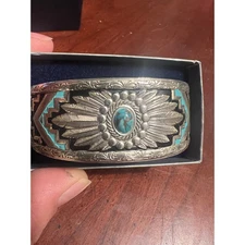NWT Montana Silver Smith Silver and Turquoise Cuff Bracelet Women Western Cowboy