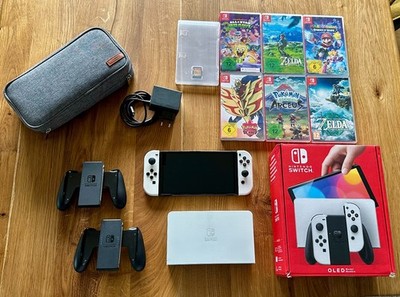 Nintendo Switch OLED in Top Zustand (Weiß & OVP)