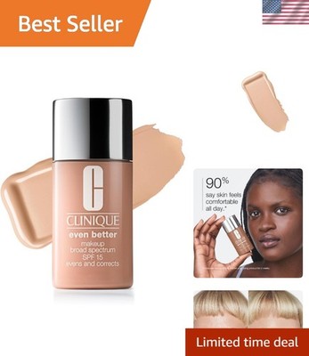 Medium Coverage Liquid Foundation - Al Ivory, Natural Finish for All Skin Types
