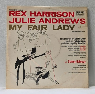 My Fair Lady Original Broadway Cast LP Vinyl Record Rex Harrison Julie Andrews