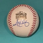 JOHN LACKEY (Cubs) Signed Official 2016 WORLD SERIES Baseball Beckett (BAS)