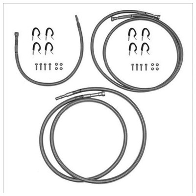 Quick Fix Fuel Lines Fits 01-10 Chevy Silverado 2500HD Diesel Reg Cab QFF0016SS