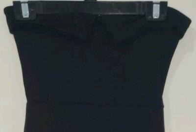 Black Bandeau Folded Extreme Split Maxi Dress | eBay UK Black Bandeau Folded Extreme Split Maxi Dress | eBay UK